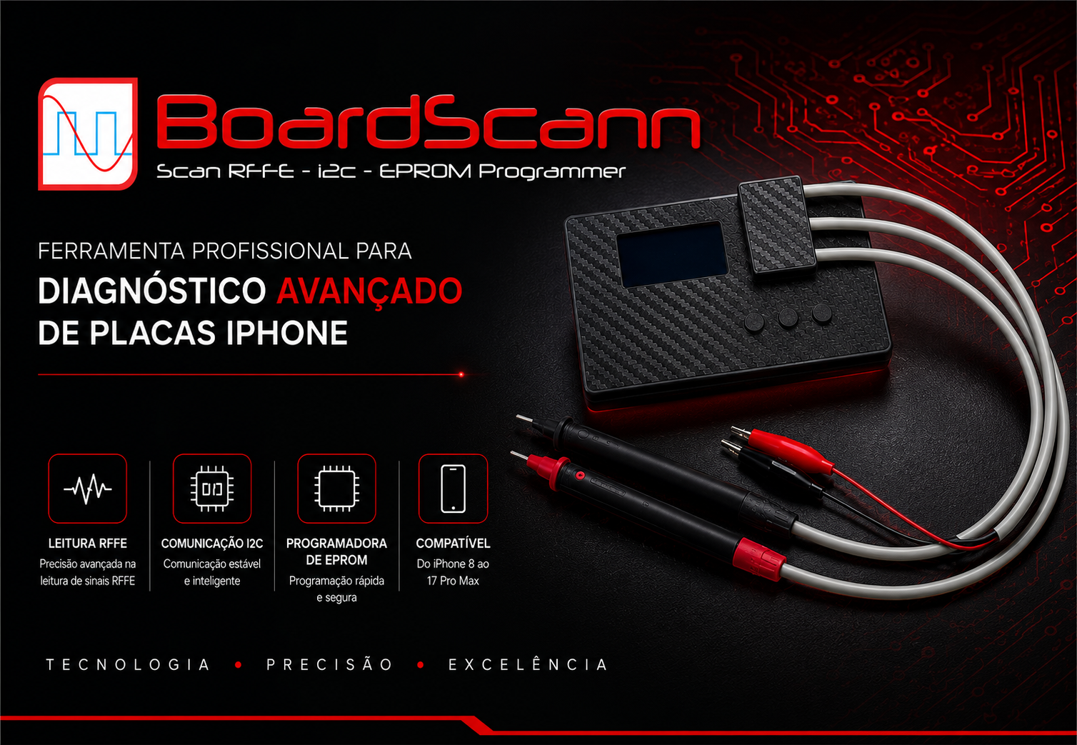 Board Scann Pro - RFFE Scanner | Ferramenta Rádio Frequência para ...